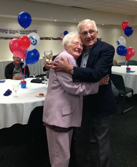 MANY CONGRATULATIONS!: Jean and Lou Brichacek of Tura Beach have celebrated 70 years of married life. Picture: Supplied 