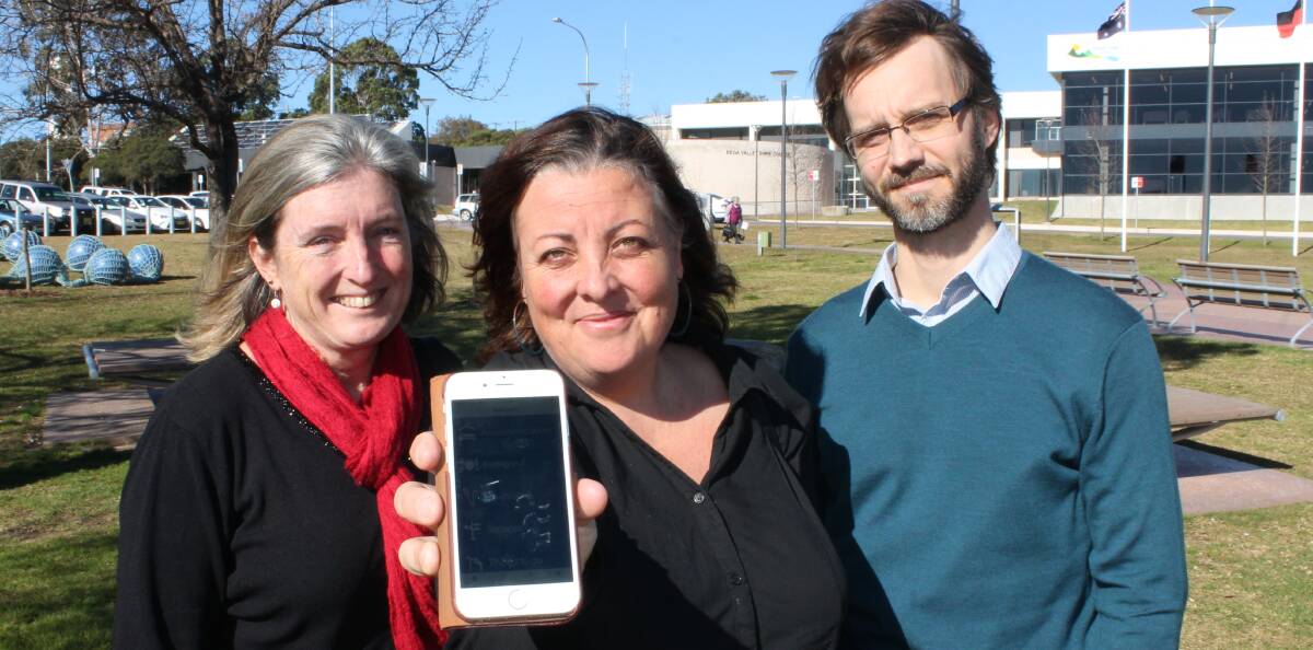 BREAKING NEW GROUND: Lynne Koerbin, Michaela Pascolutti and Carsten Eckelmann are getting ready to launch their app about accessibility. 