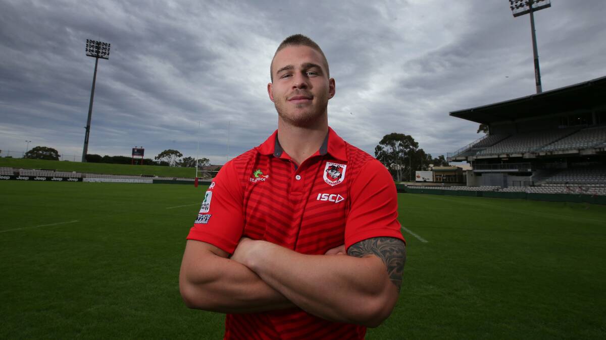 Ready for role: St George Illawarra centre Euan Aitken should be on the card for the Blues if you ask sport reporter Jake McMaster. 