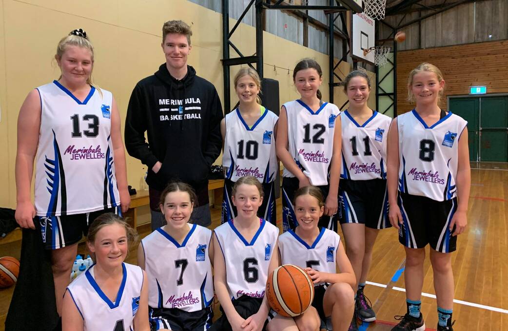 The Merimbula Sharks under 14s girls rep squad with coach Jai Badewitz are excited about the upcoming season and competing in tournaments. 