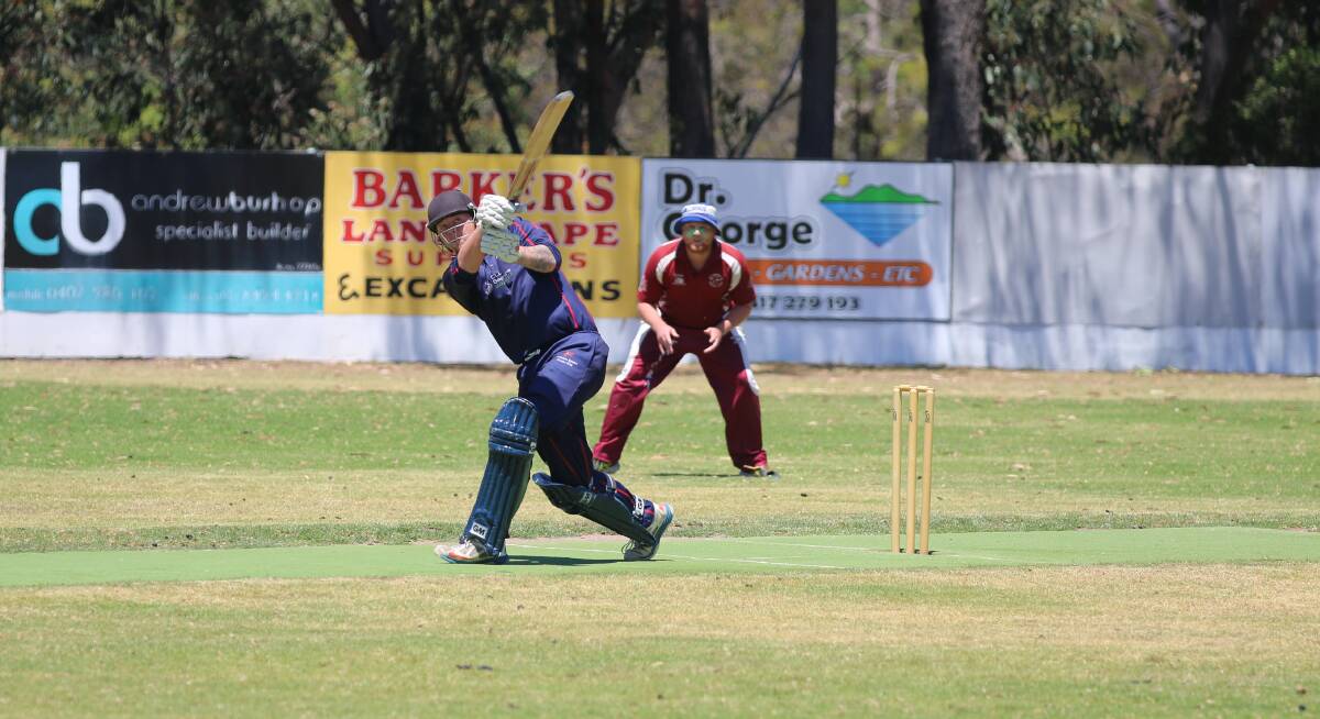 Quality: Dylan Jordan provided a master stroke for Merimbula to hand Tathra its only loss in the first division cricket season on Saturday. 
