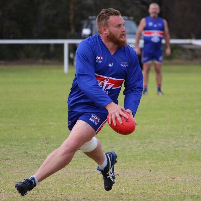 On task: A Merimbula Digger looks for an option in a recent contest with the Merimbula club carding a convincing win over Eden in senior play. Picture: Jarrod Moore. 