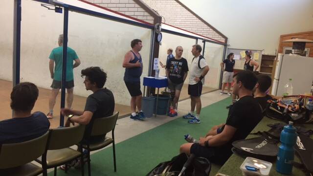 Good turnout: A great roll-up of players attended last week's social and grading night at the Merimbula Squash Club.