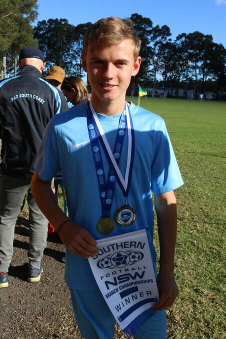 Jakome Roberts-Charlton was one of three locals to win a Ray Tweedie Medal.