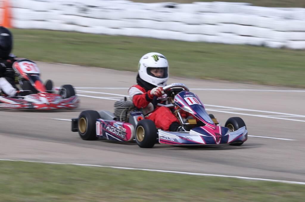 The winner of the Cadet 12 series is Clayton Wells, who had some strong results in his kart number 10 at the Sapphire Cup. 