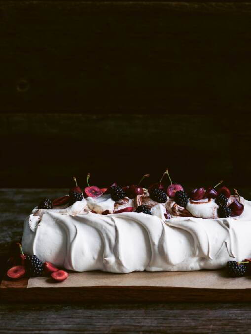 According to the food stylist, making pavlova is a precise science. Picture Disney+