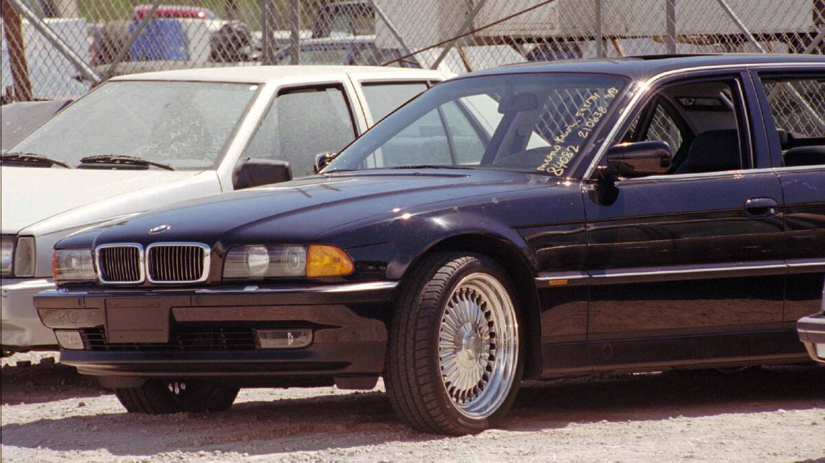 Tupac Shakur was shot while riding in this car which was being driven by Death Row Records chairman Suge Knight in 1996. 
