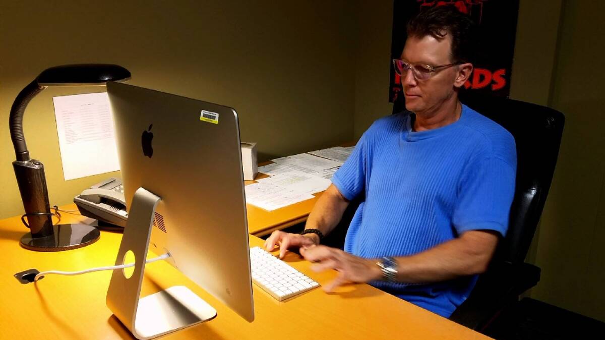 Former Los Angeles Police Department detective Greg Kading at home in Rancho Cucamonga. Picture: Supplied