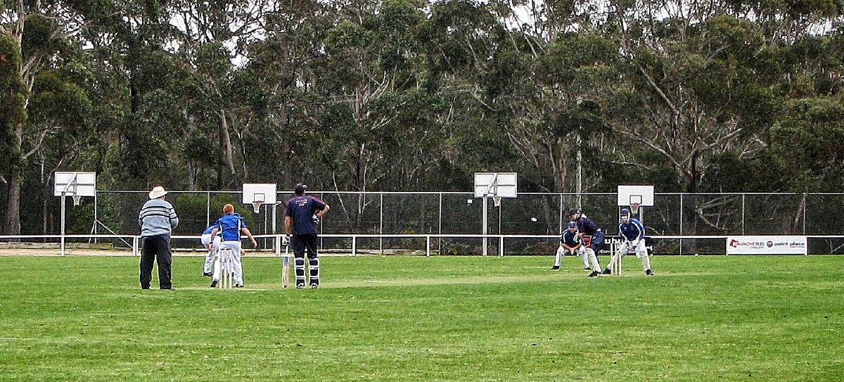 THRILLER: The Merimbula Knights pulled off a thrilling one wicket victory against crosstown rivals Pambula on Saturday at the Pambula Sporting Complex. Picture: Supplied