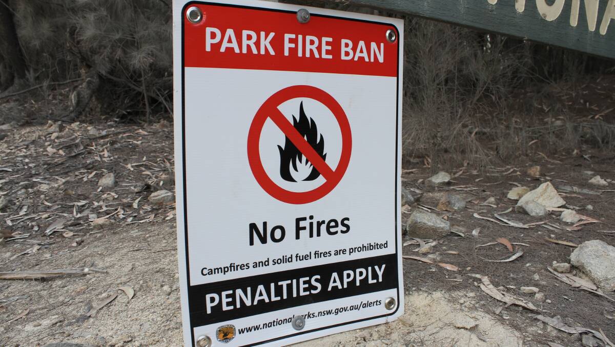 National parks ban campfires until February 2020 due to bushfire risks