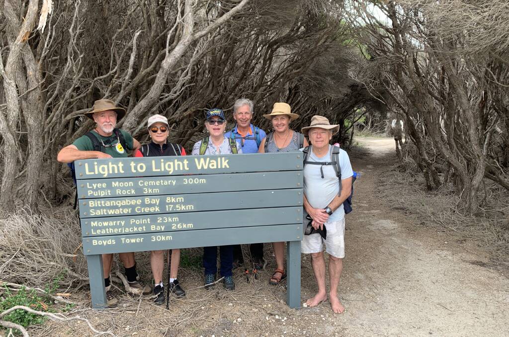 The Light to Light Walk has numerous campsites along its route, some of which will no longer be open to walk-in park users if the proposed development proceeds as planned. Photo: Sapphire Coast Guiding Co. 