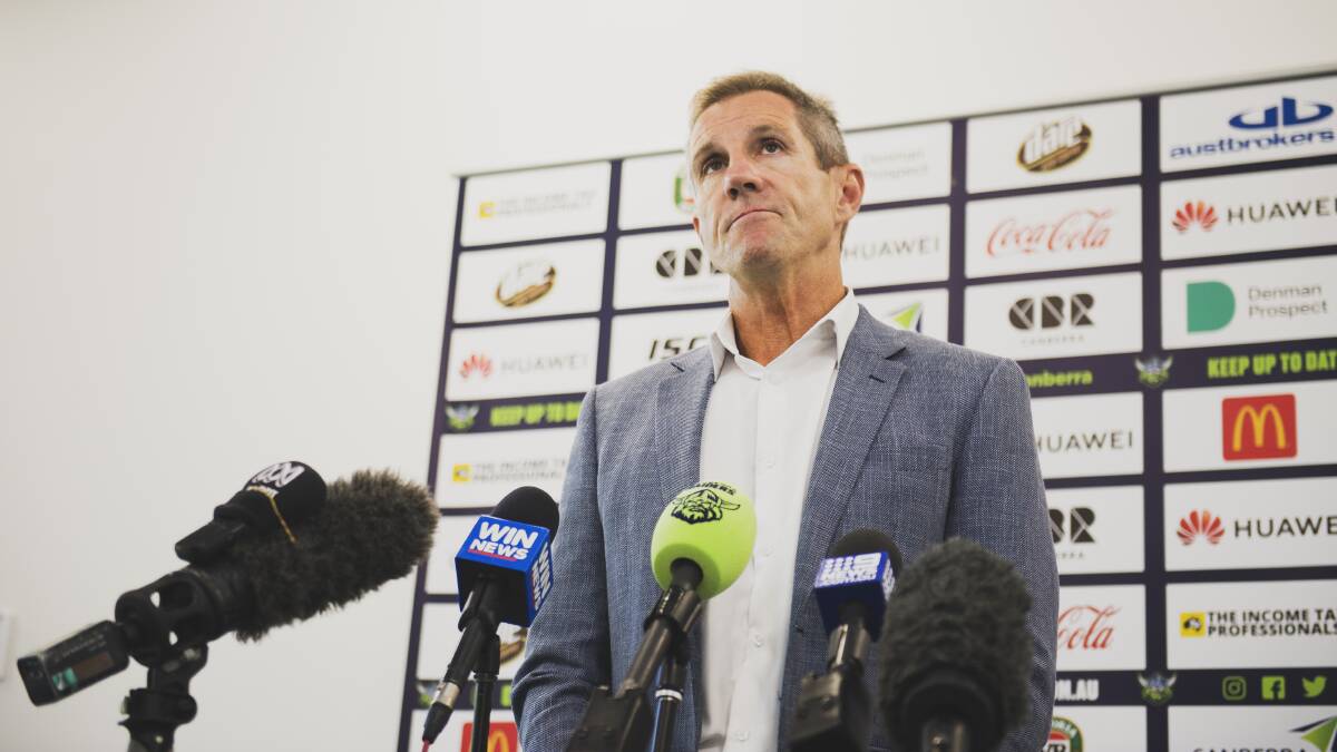Raiders CEO Don Furner says the club is happy to comply with restrictions. Picture: Dion Georgopoulos
