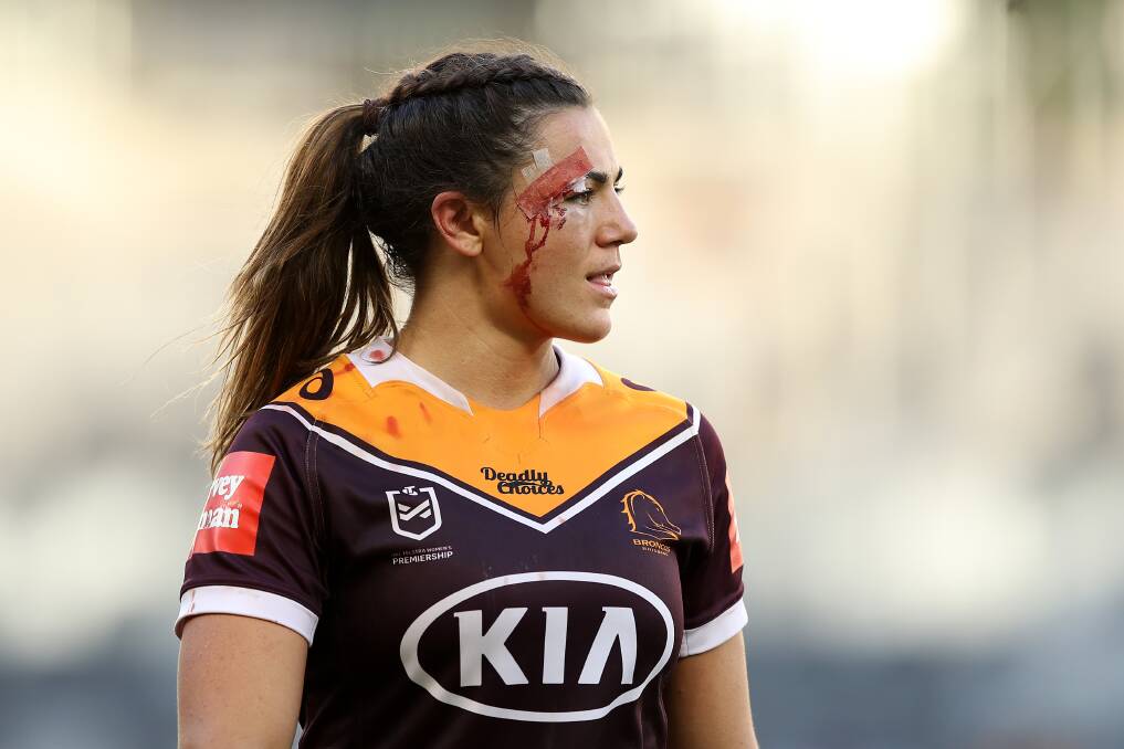 Broncos prop Millie Boyle had to quit her jobs to play in the NRLW. Picture: Getty Images
