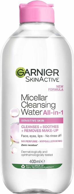 Garnier Micellar Cleansing Water. Picture amazon.com.au 