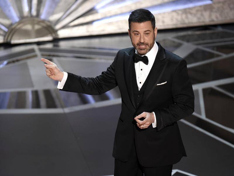 Jimmy Kimmel says he always dreamed of hosting the Oscars exactly four times. (AP PHOTO)