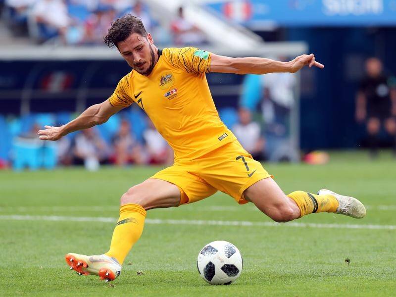 Socceroo Mat Leckie says he's open to becoming a striker for the national team.