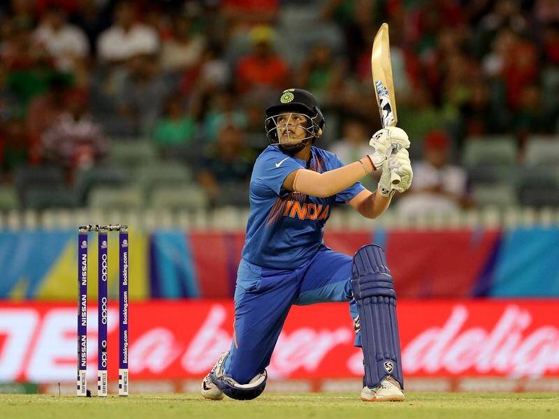 Shafali Verma smashed 39 off 17 balls to help India to victory over Bangladesh.