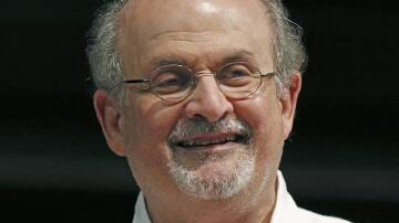 Author Salman Rushdie has been attacked as he was about to give a lecture in western New York (AP PHOTO)