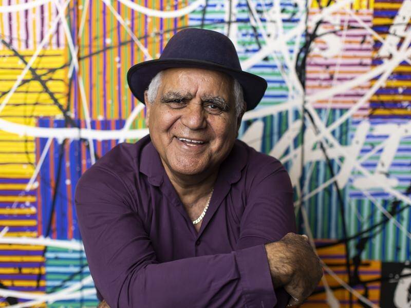 Indigenous artist and activist Richard Bell brings his travelling artwork Embassy to London. (PR HANDOUT IMAGE PHOTO)