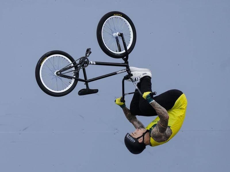 Australian Logan Martin leads the men's BMX freestyle going into the medal round.