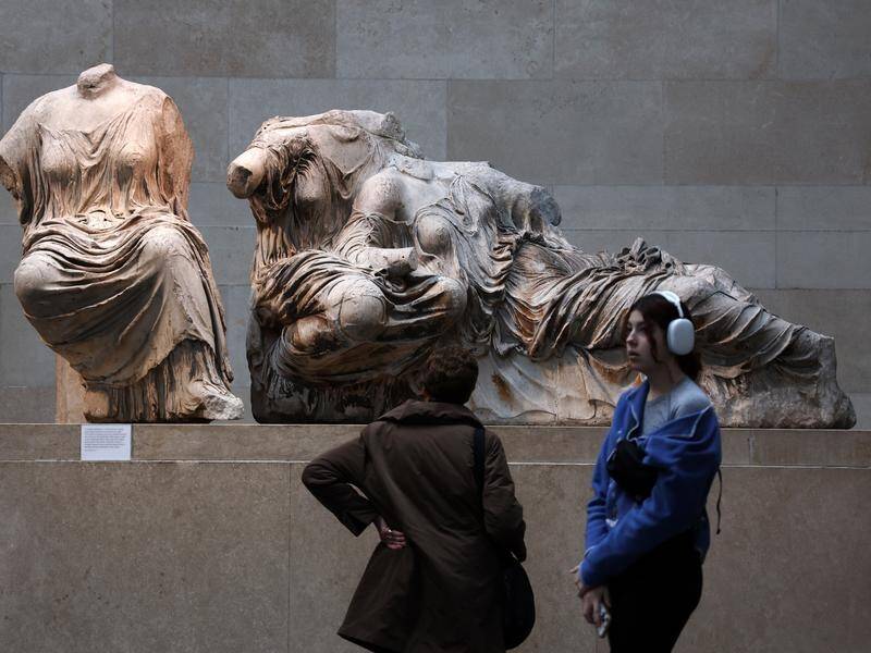 Greece has repeatedly called on the British Museum to return the 2500-year-old sculptures. (EPA PHOTO)