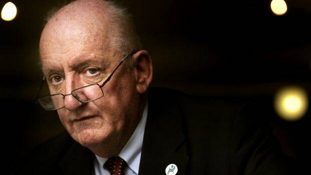 Former National Party of Australia leader and deputy prime minister, Tim Fischer.  Photo: Marina Neil
