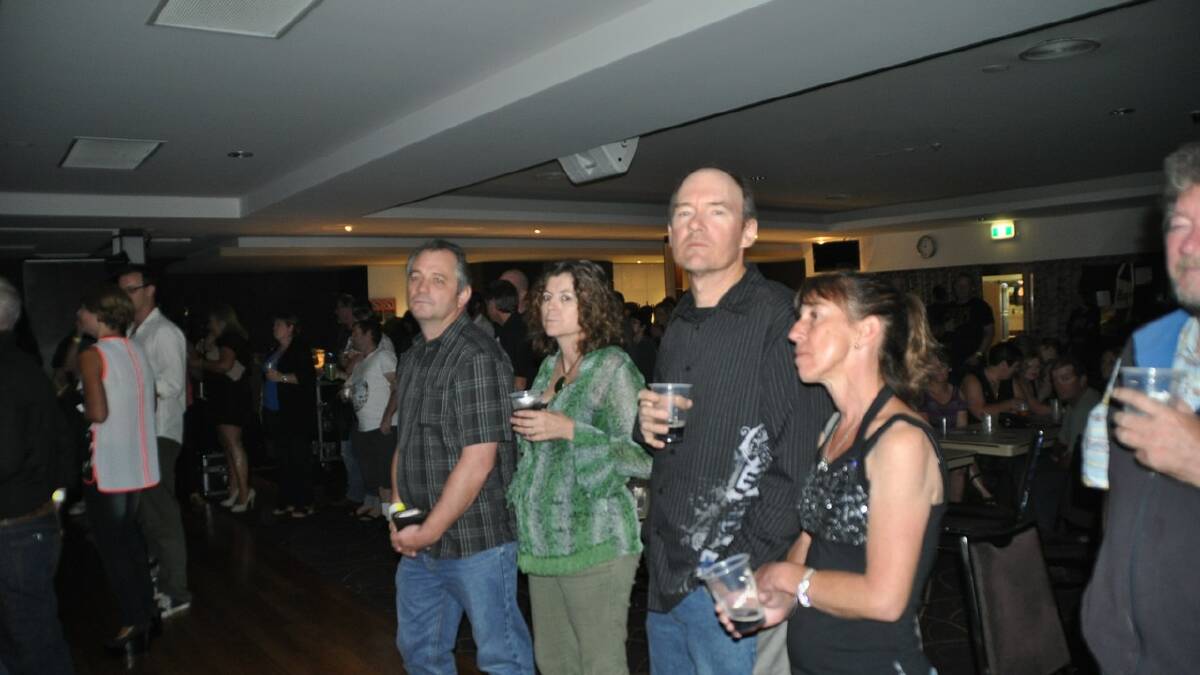 Enjoying themselves at the Baby Animals concert at Club Sapphire on Friday, February 28.