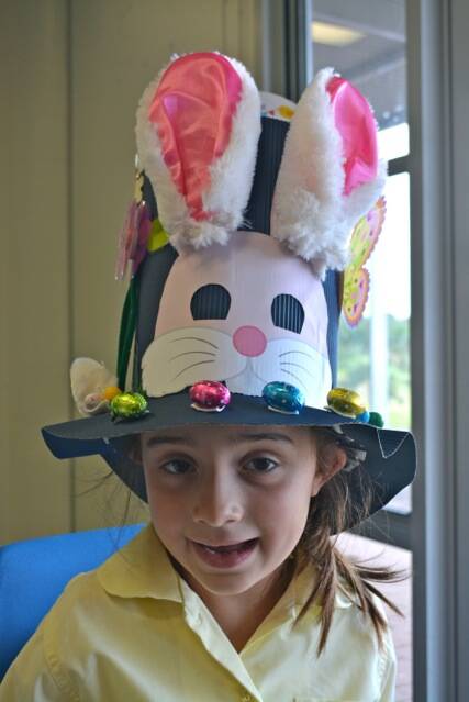 Easter hats were on display at Sapphire Coast Anglican College and Pambula Public School.