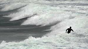 Big surf conditions today, surfers urged to take care.