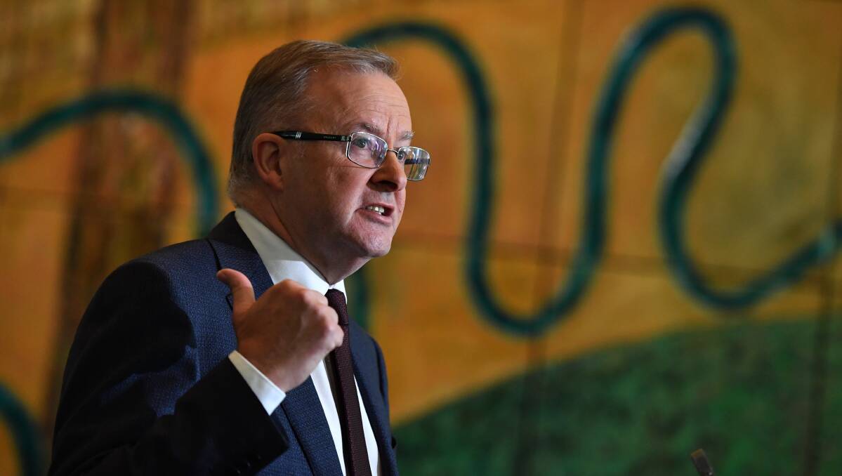 Party faithful will be dismayed to see some of Labor's progressive priorities get the heave-ho - but Albanese wants to be in government. Picture: Getty Images
