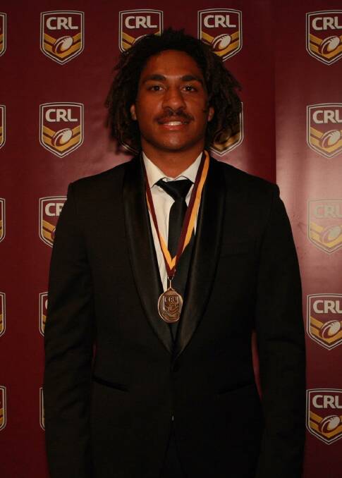 YOUNG GUN: Treigh Stewart is now in camp with the NSW Country under 18s squad after winning the Tom Nelson Medal. Photo: CRL.