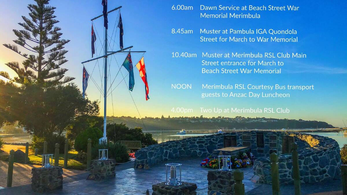 Anzac Day commemorations on the Sapphire Coast