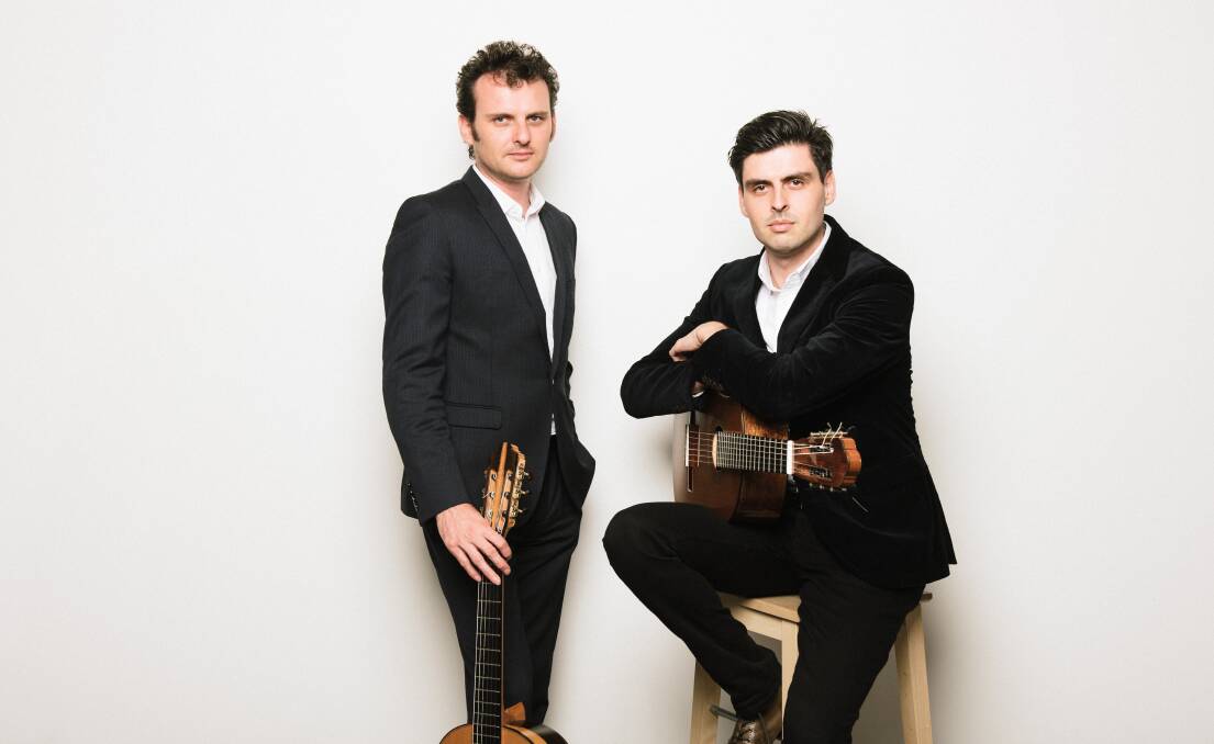 IN SYNC: The Grigoryan Brothers will take the classical guitar into genres such as jazz, folk and contemporary when they perform in Merimbula.