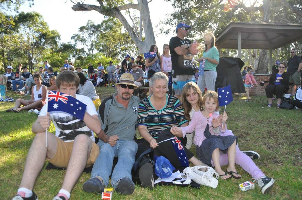 Australia Day in Merimbula.