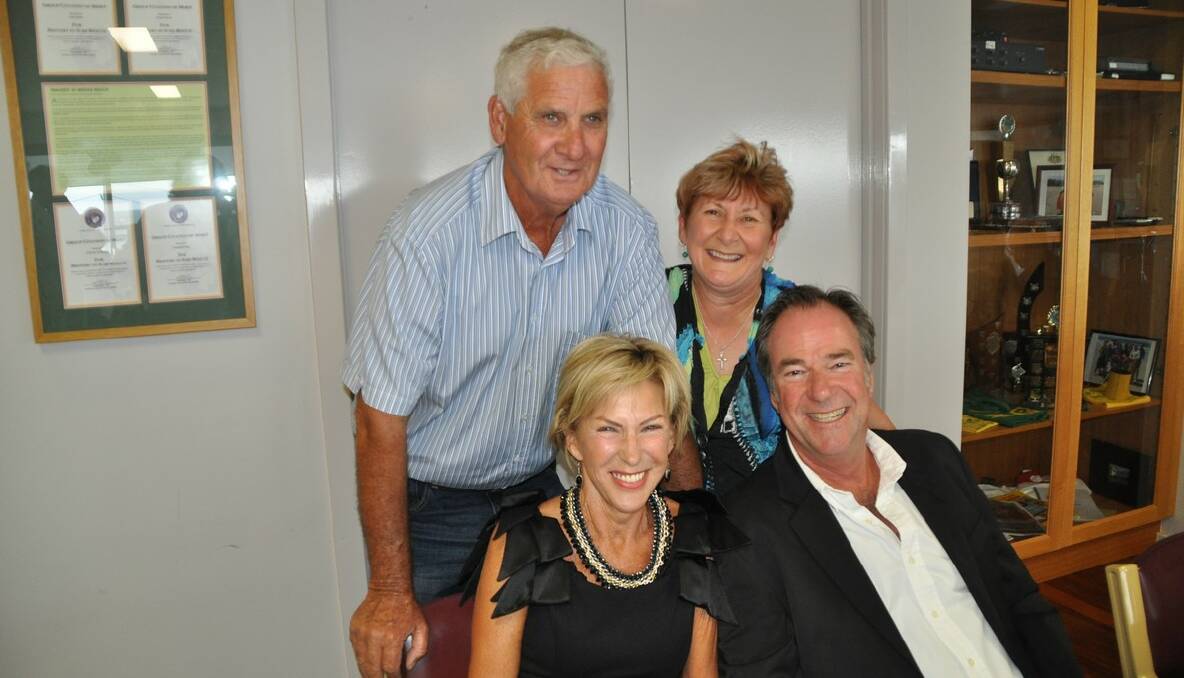 Front: Carol Cloke, Vic Rothwell, back: Daryl and Angie Dobson.  .