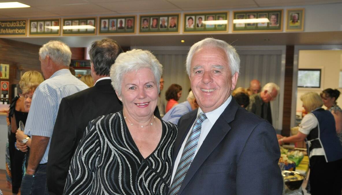 Bega Valley Shire mayor, Bill Taylor and wife Janice.